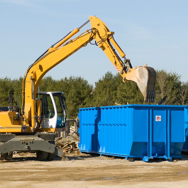 can i request a rental extension for a residential dumpster in Talladega County AL